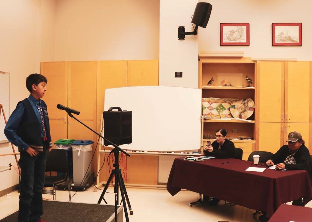 Kristo Revard sings traditional song 