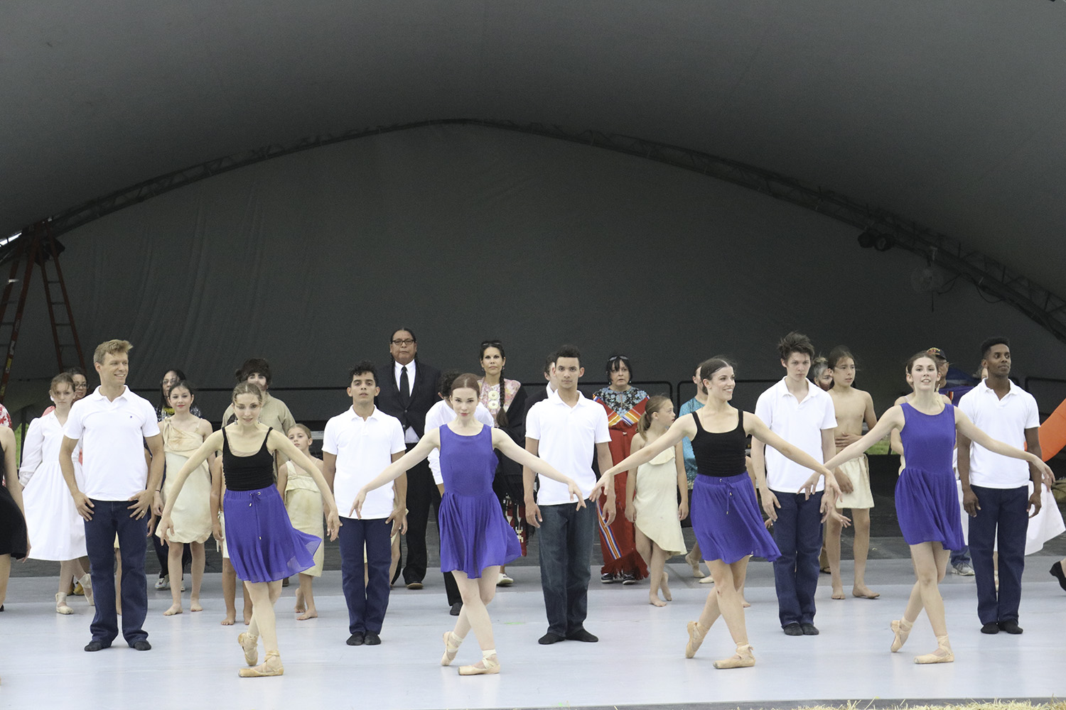 cast and stage