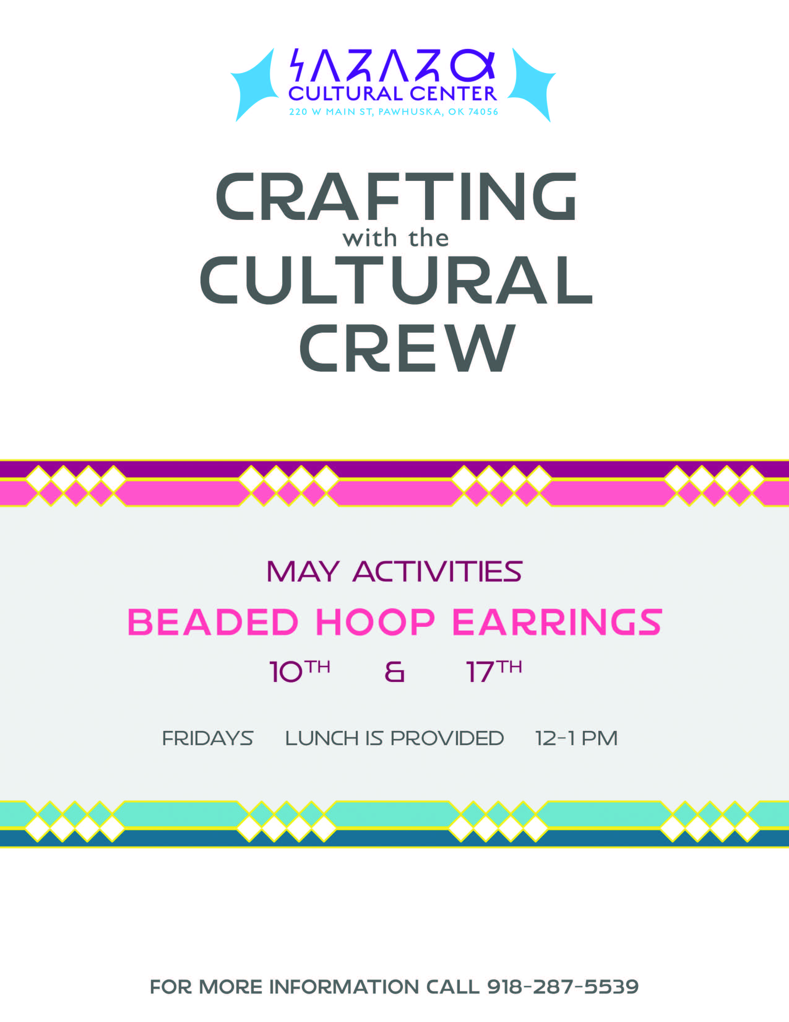 May Crafting with the Cultural Crew 