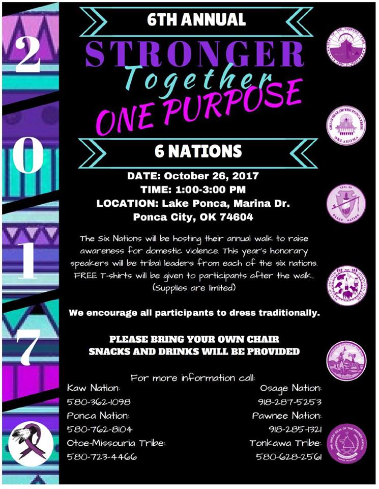 6th Annual Six Nations Walk Flyer