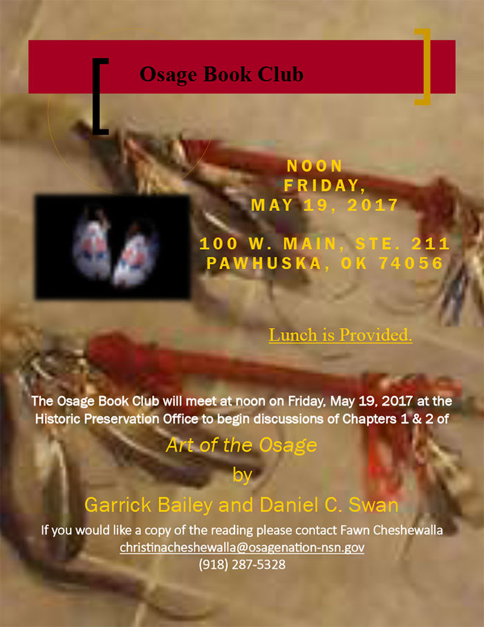 Osage Book Club Flyer