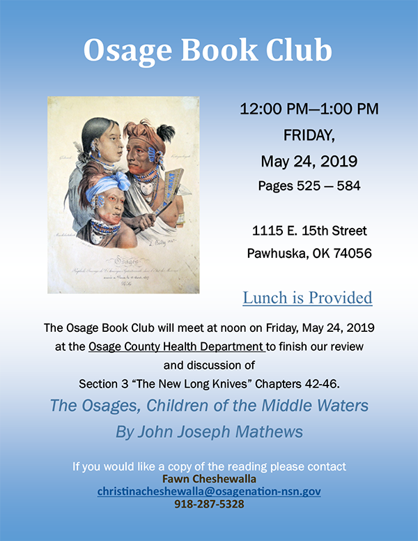 Osage Book Club Flyer 