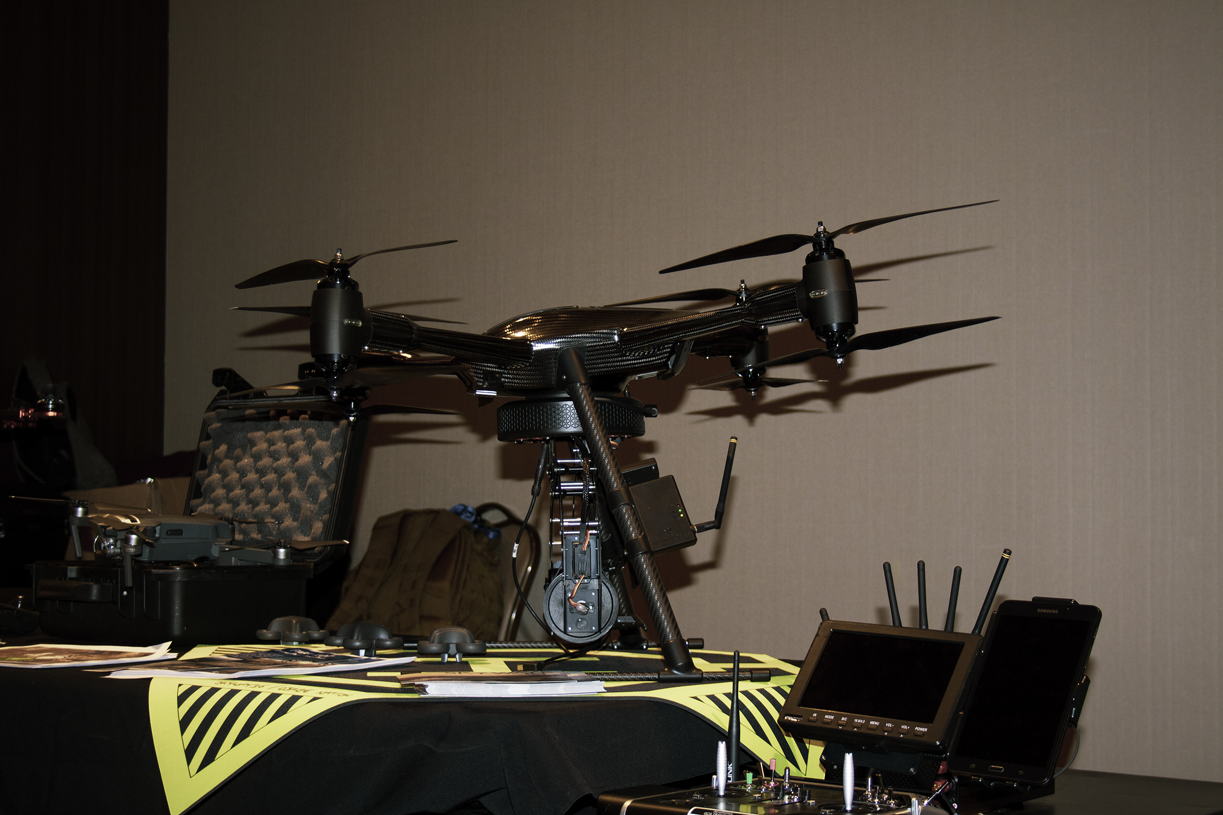 drone conference picture showing Osage Nation's Skyway36 project drones