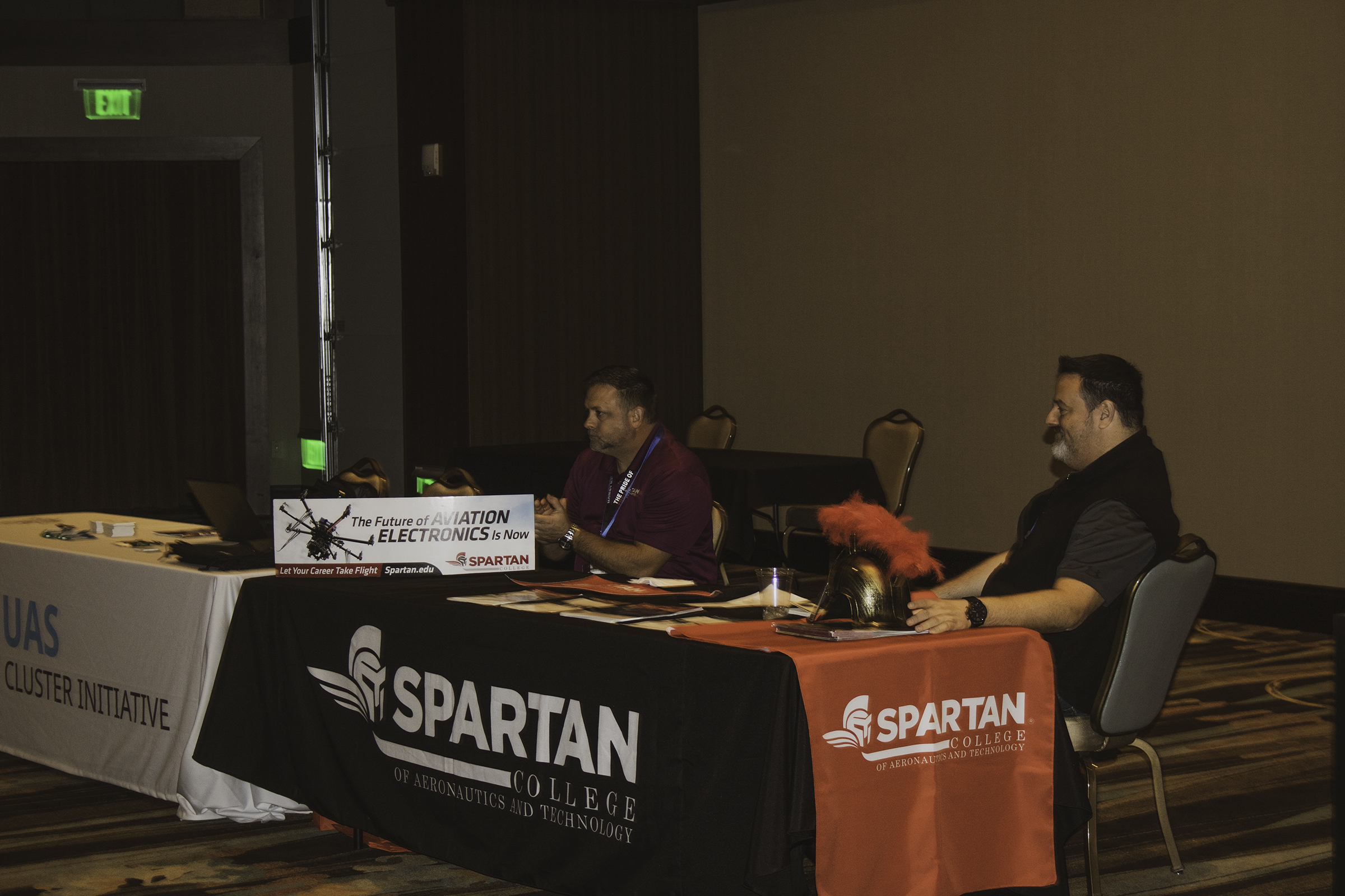 drone conference picture showing Spartan School of Aeronautics