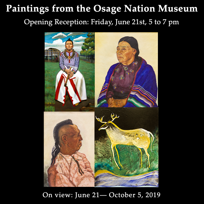 Osage Nation Museum Paintings Exhibit 2019